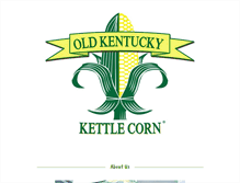 Tablet Screenshot of oldkykettlecorn.com